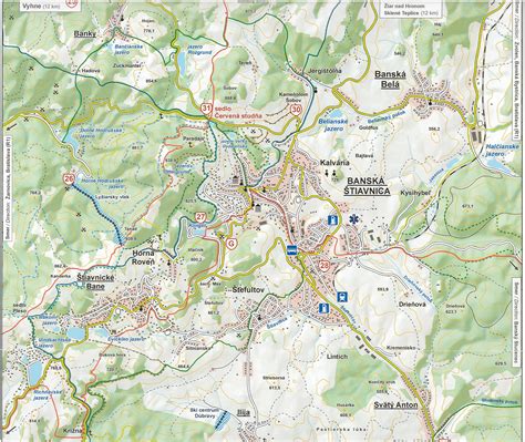 Mapa Nesebaru a okolia