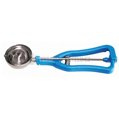 Ilustrácia naberačky na zmrzlinu s dokonalými kopčekmi