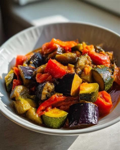 miska so zeleninovým ratatouille