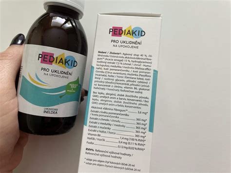 Zloženie sirupu Pediakid Pri prechladnutí