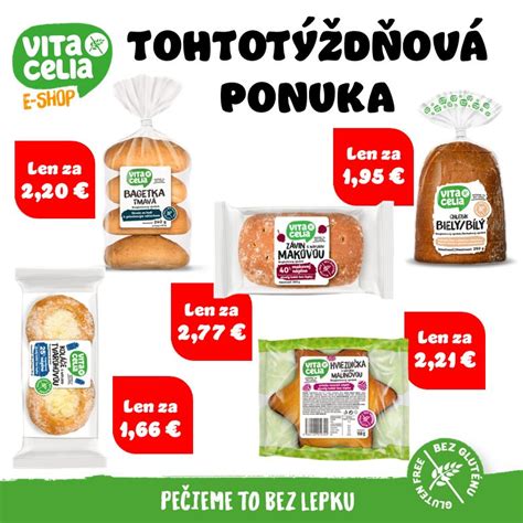 Obaly bezlepkových výrobkov Vitacelia