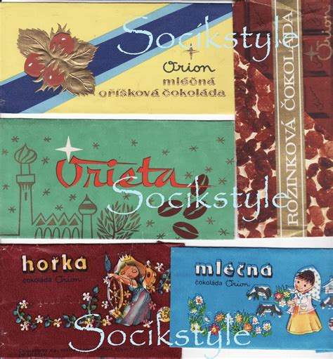Ilustrácia rôznych druhov čokoládových darčekov