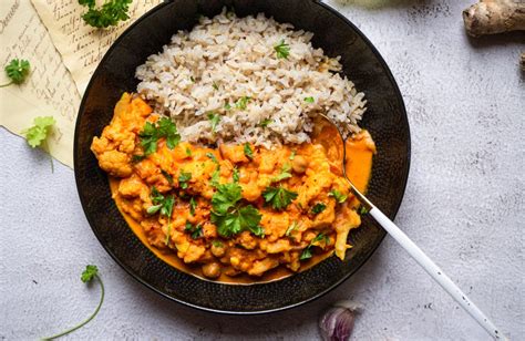 Indické kari s ryžou