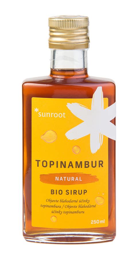 Fľaša s topinamburovým sirupom