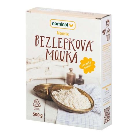 Balenie bezlepkovej múky Nominal Nomix