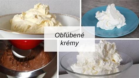 základné krémy do tort