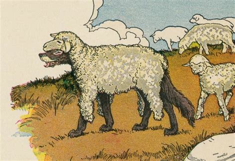 Ilustrácia vlka v ovčom rúchu