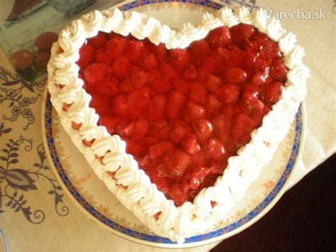 valentínska torta srdce