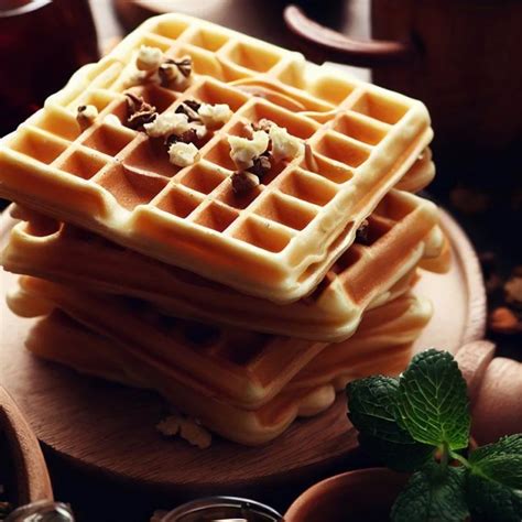 Kreatívne zdobené vafle