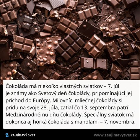 Rôzne druhy čokolády