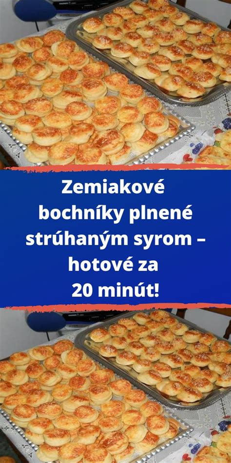 hotové zemiakové bochníky s tvarohom