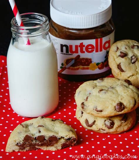 Cookies plnené Nutellou
