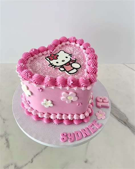 Ilustrácia torty Hello Kitty