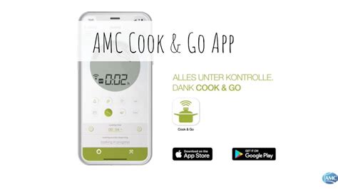 Ukážka aplikácie AMC Cook & Go na telefóne