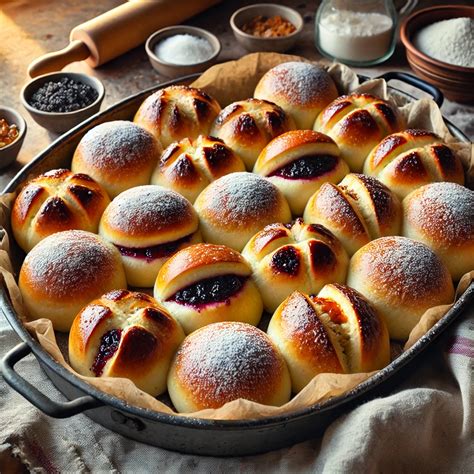 Ilustrácia cesta na buchty pred vaľkaním