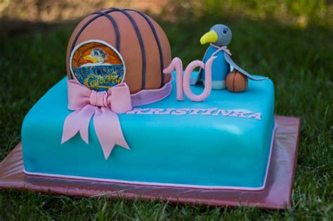 Rôzne typy tort s basketbalovou tematikou