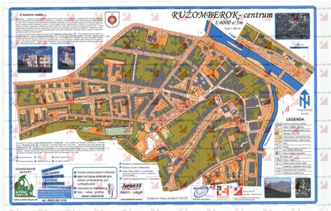 Mapa mesta Ružomberok