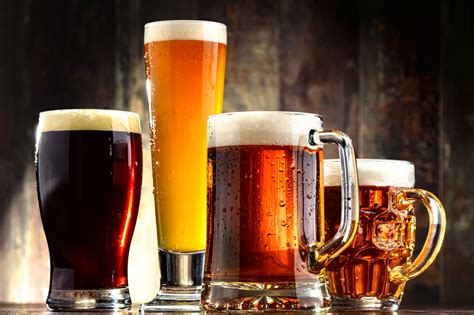 Fotografie různých druhů řemeslného piva