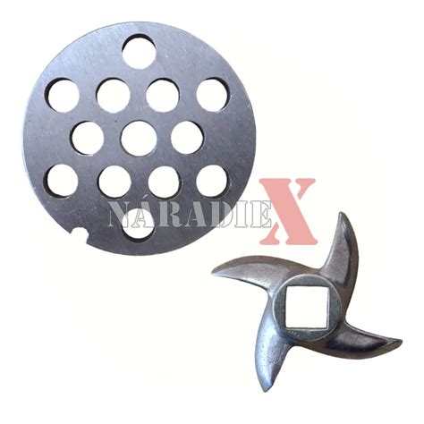 Ilustračná fotografia rôznych typov nožov do mlynčeka na mäso