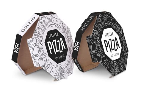 Dizajn pizza krabice s logom