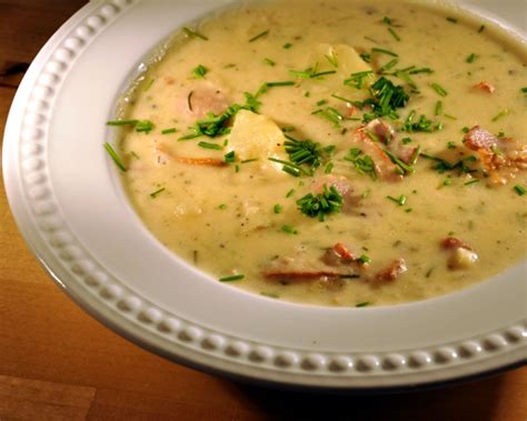 Krémová zemiaková polievka