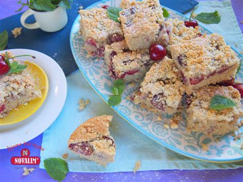 bezlepkový čerešňový koláč s mandľami