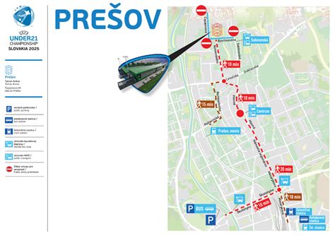 Mapa Bardejova s vyznačenou Mlynskou ulicou