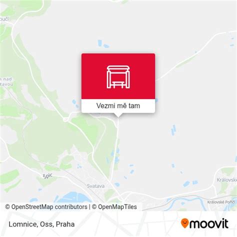 Mapa Veľkej Lomnice s vyznačenou reštauráciou La Pizza