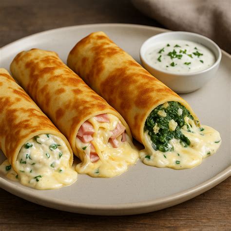 palacinky so šunkou a syrom