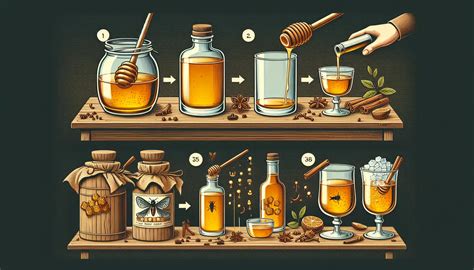 Ilustrácia procesu výroby likéru