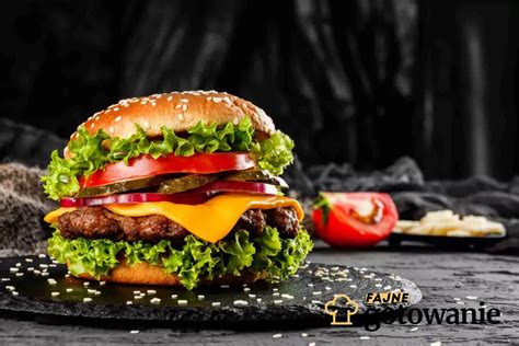 Zobrazenie rôznych čerstvých ingrediencií na hamburgery