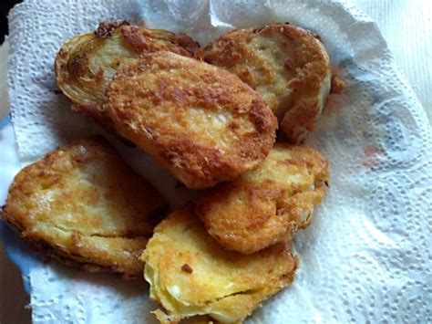 Vyprážané plátky patizónu