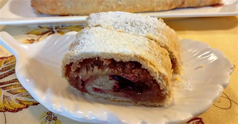 Ilustrácia tvarohovej štrúdle