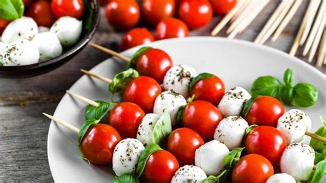 Caprese špízy